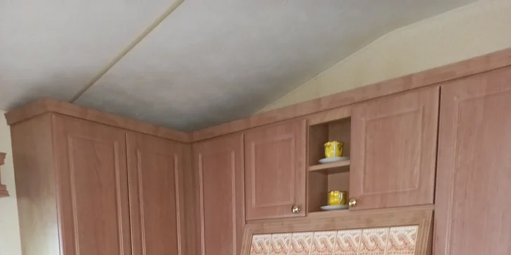 Rodinná pohoda na Vysočine: mobilný domček až pre 5 osôb s terasou