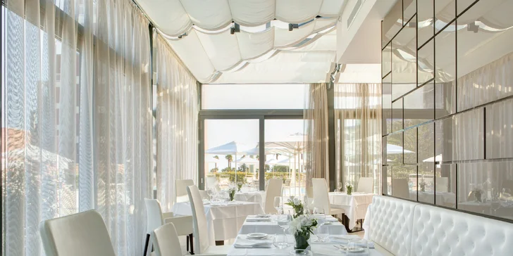 Lido di Jesolo: 5* hotel s vlastnou plážou a 70m bazénom, wellness, raňajky aj lekcie jogy