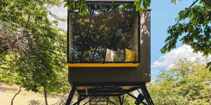 Glamping: minimalistický posed pre dve osoby, solárna sprcha, gril a vyhrievaný sud