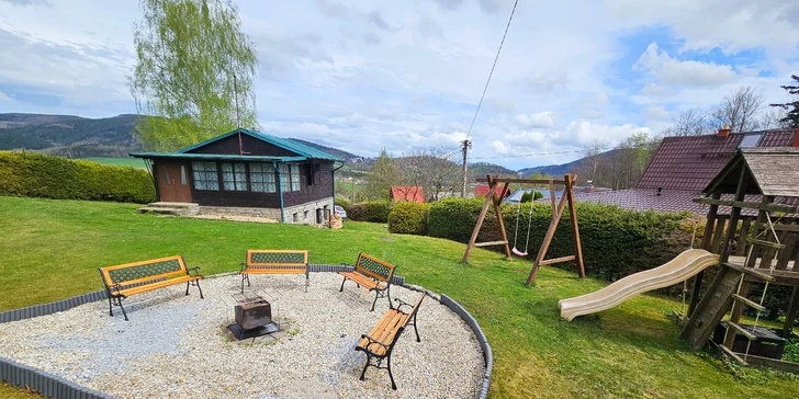Pobyt v Jeseníkoch: chalupa až pre 9 osôb so záhradou uprostred prírody