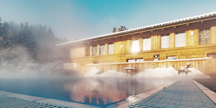 Nemecko pre dvoch aj rodinu: chalet s privátnym aj verejným wellness a raňajky