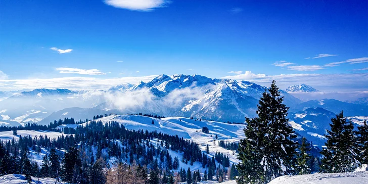 Rakúske Alpy: hotel s výhľadom na oblasť Dachstein, raňajky, wellness a lyžovanie