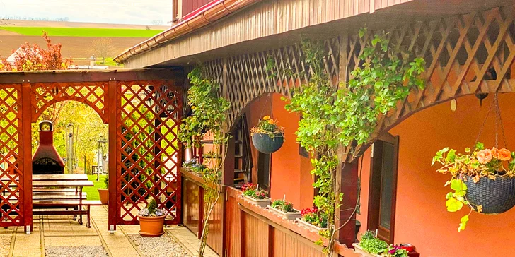 Dovolenkový dom s bazénom, vírivkou a saunou blízko Nových Zámkov až pre 16 osôb