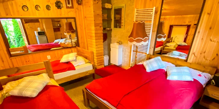 Dovolenkový dom s bazénom, vírivkou a saunou blízko Nových Zámkov až pre 16 osôb