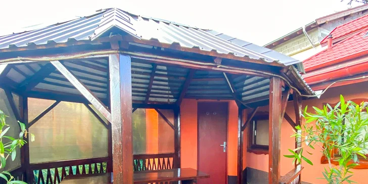 Dovolenkový dom s bazénom, vírivkou a saunou blízko Nových Zámkov až pre 16 osôb