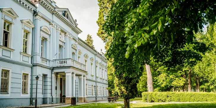 Grófsky pobyt v kaštieli neďaleko Nitry s polpenziou, bowling