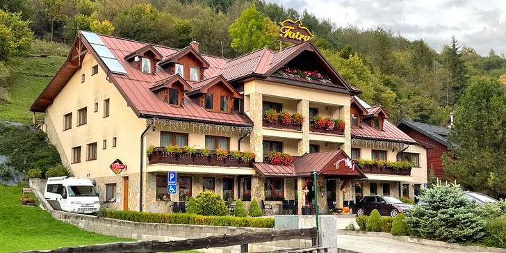 Rodinný hotel v Terchovej: na skok Jánošíkové diery aj Vrátna dolina, raňajky a sauna ako bonus
