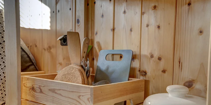 Pobyt v útulnej maringotke pri vinici na južnej Morave pre 2 osoby