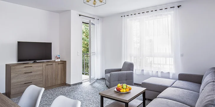 Kúpele aj aktívny relax v Polanica Zdrój: moderné apartmány, polpenzia a wellness