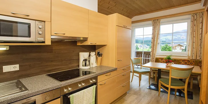 Alpské stredisko Flachau: apartmány so vstupom do wellness, v lete karta výhod