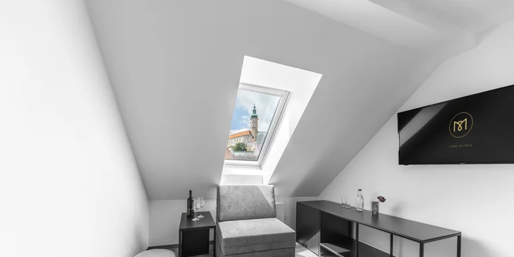 Pobyt v centre Mikulova: raňajky aj 3-chodová večera a návšteva vínnej pivnice