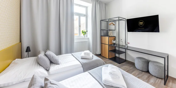 Pobyt v centre Mikulova: raňajky aj 3-chodová večera a návšteva vínnej pivnice