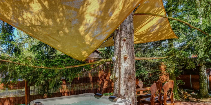 Glamping pri pláži na Slapoch: raňajky aj privátna vírivka a vonkajšia sauna