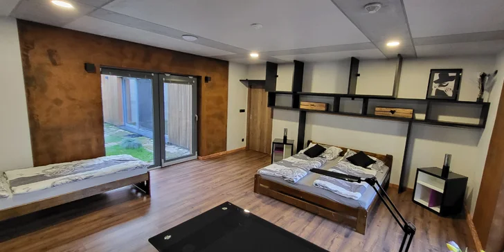 Moderný apartmán s vlastnou infrasaunou v krásnej prírode Vysočiny