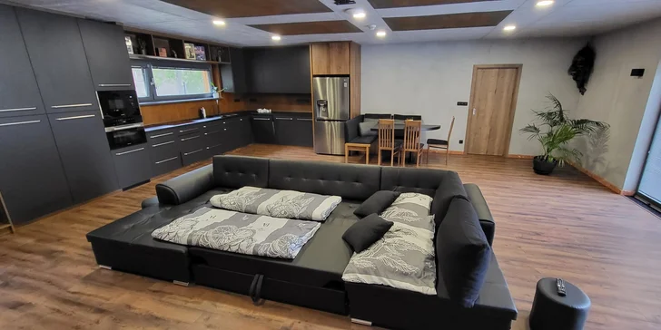 Moderný apartmán s vlastnou infrasaunou v krásnej prírode Vysočiny