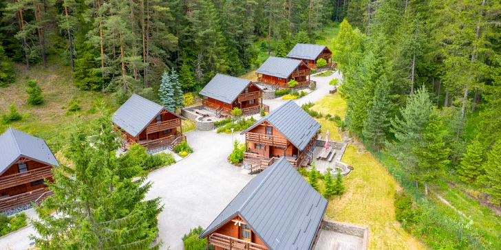Lopušná Dolina po Tatrami: pobyt v izbách alebo chatke s wellness a možnosťou stravy