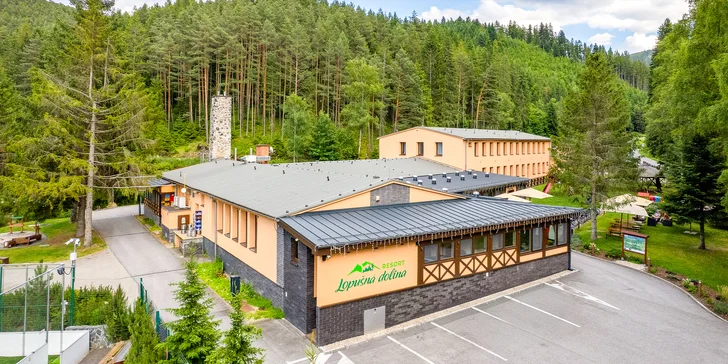 Lopušná Dolina po Tatrami: pobyt v izbách alebo chatke s wellness a možnosťou stravy