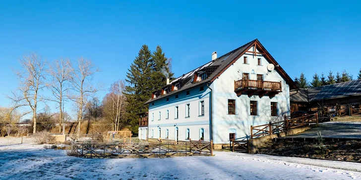 Pobyt v štýlovom romantickom mlyne na samote pre pár aj rodinu
