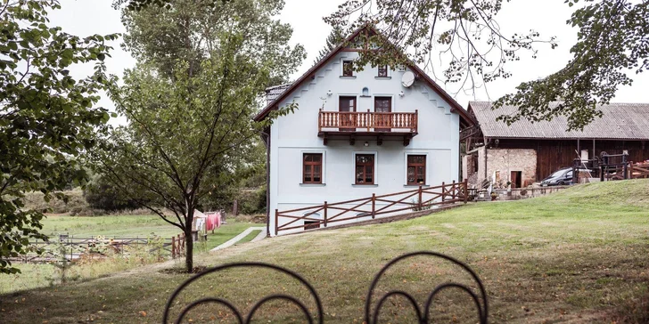 Pobyt v štýlovom romantickom mlyne na samote pre pár aj rodinu