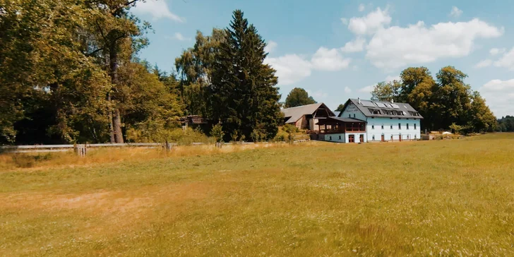Pobyt v štýlovom romantickom mlyne na samote pre pár aj rodinu