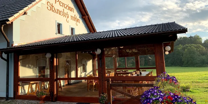 Pobyt v štýlovom romantickom mlyne na samote pre pár aj rodinu