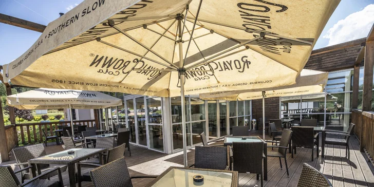 Wellness pobyt v rezorte priamo pri Lipne: polpenzia, sauna a bazén aj ďalšie bonusy