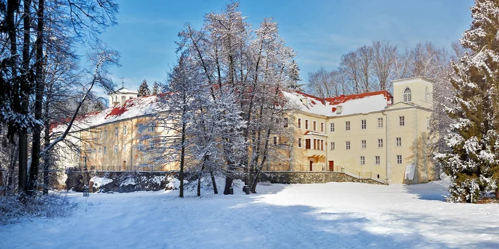 Romantika na poľskom zámku, 13 km od hraníc: neobmedzený vstup do wellness, raňajky alebo polpenzia