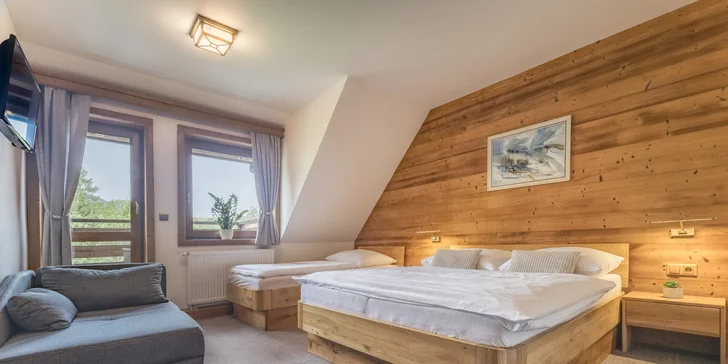 Pobyt v malebnom penzióne v Ždiari s raňajkami a možnosťou privátneho wellness