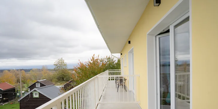 Pobyt pri Nechranickej priehrade: penzión s raňajkami, možnosť súkromnej degustácie vín