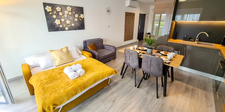 Apartmány s terasou, stravou a vlastným vstupom do Thermalparku Dunajská Streda