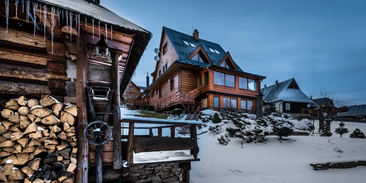 Pobyt v malebnom penzióne v Ždiari s raňajkami a možnosťou privátneho wellness