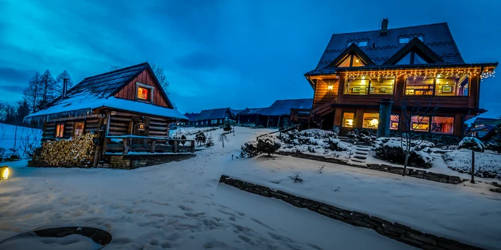 Ubytovanie v čarovnej chalúpke v Ždiari s raňajkami a možnosťou wellness