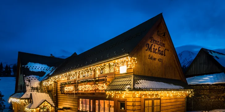 Pobyt v malebnom penzióne v Ždiari s raňajkami a možnosťou privátneho wellness