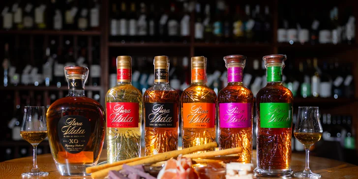 Degustácia prémiových rumov a rumov z Guatemaly či Kostariky so somelierom