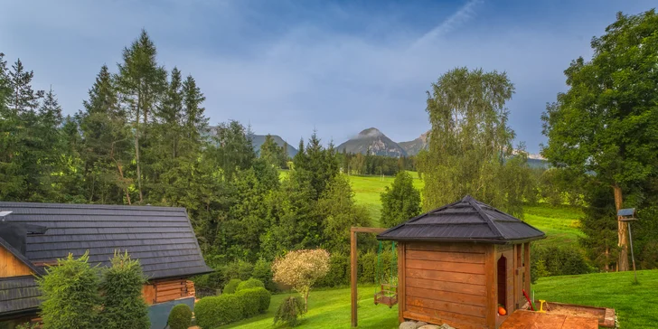 Ubytovanie v čarovnej chalúpke v Ždiari s raňajkami a možnosťou wellness