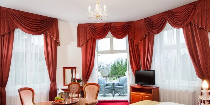 Pobyt v 5* hoteli v centre Františkových Lázní: raňajky alebo polpenzia, wellness aj procedúry