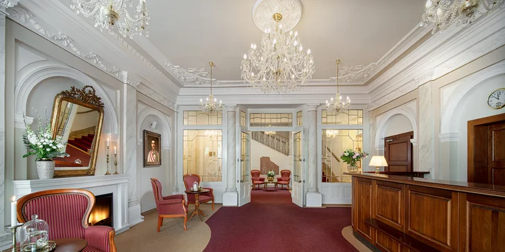 Pobyt v 5* hoteli v centre Františkových Lázní: raňajky alebo polpenzia, wellness aj procedúry