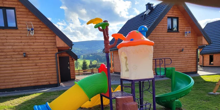 Luxusná chata v Kladskom kotli až pre 8 osôb: kuchynka, gril aj sauna