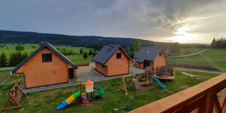 Luxusná chata v Kladskom kotli až pre 8 osôb: kuchynka, gril aj sauna