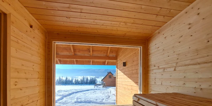 Luxusná chata v Kladskom kotli až pre 8 osôb: kuchynka, gril aj sauna