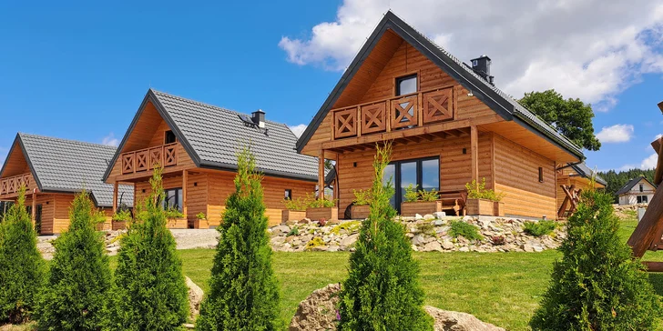 Luxusná chata v Kladskom kotli až pre 8 osôb: kuchynka, gril aj sauna
