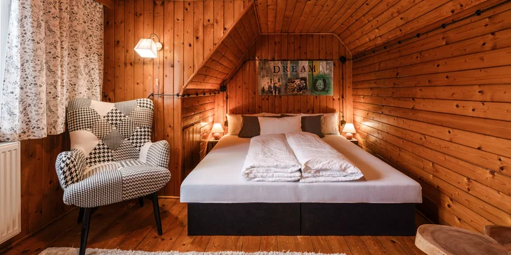 Zrekonštruovaná chalúpka pod Lysou horou, vrátane sauny, vírivky aj grilu, až pre 6 osôb