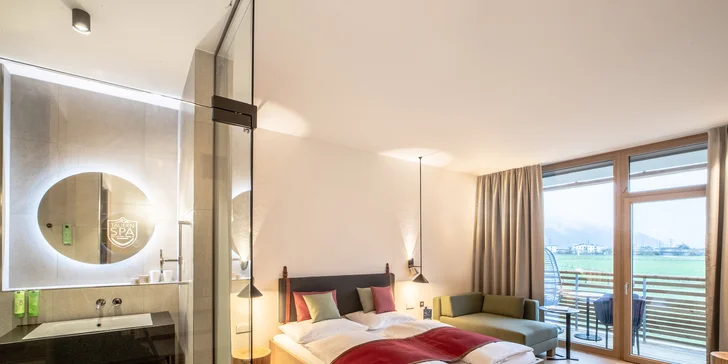 Dovolenka v Kaprune: moderný 4* hotel s polpenziou a bohatým saunovým a vodným svetom