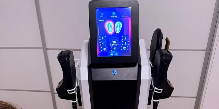 Formovanie postavy s prístrojom EMS a s diagnostikou tela