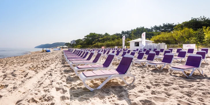 Międzyzdroje: hotel pri pláži, neobmedzene wellness, polpenzia a raj pre deti