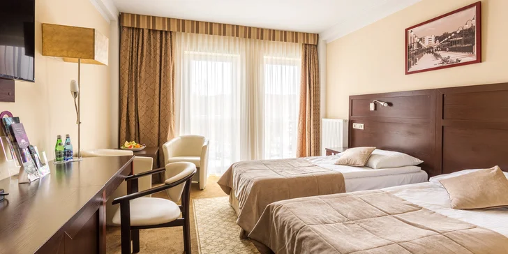 Międzyzdroje: hotel pri pláži, neobmedzene wellness, polpenzia a raj pre deti