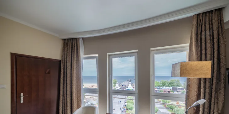 Międzyzdroje: hotel pri pláži, neobmedzene wellness, polpenzia a raj pre deti