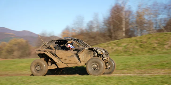 Jazda v bugine CAN-AM MAVERICK ako vodič alebo spolujazdec