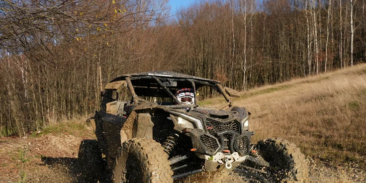 Jazda v bugine CAN-AM MAVERICK ako vodič alebo spolujazdec