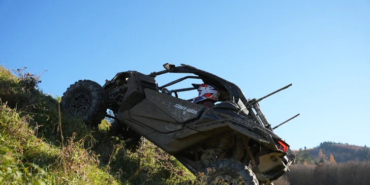 Jazda v bugine CAN-AM MAVERICK ako vodič alebo spolujazdec